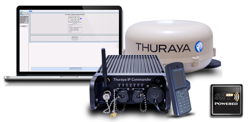ViaSatellite.com covers Thuraya's launch of the IP Commander, engineered by SRT Wireless.